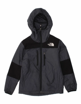 THE NORTH FACE Boys Windbreaker Jacket 9-10 Years Medium Navy Blue Shield students