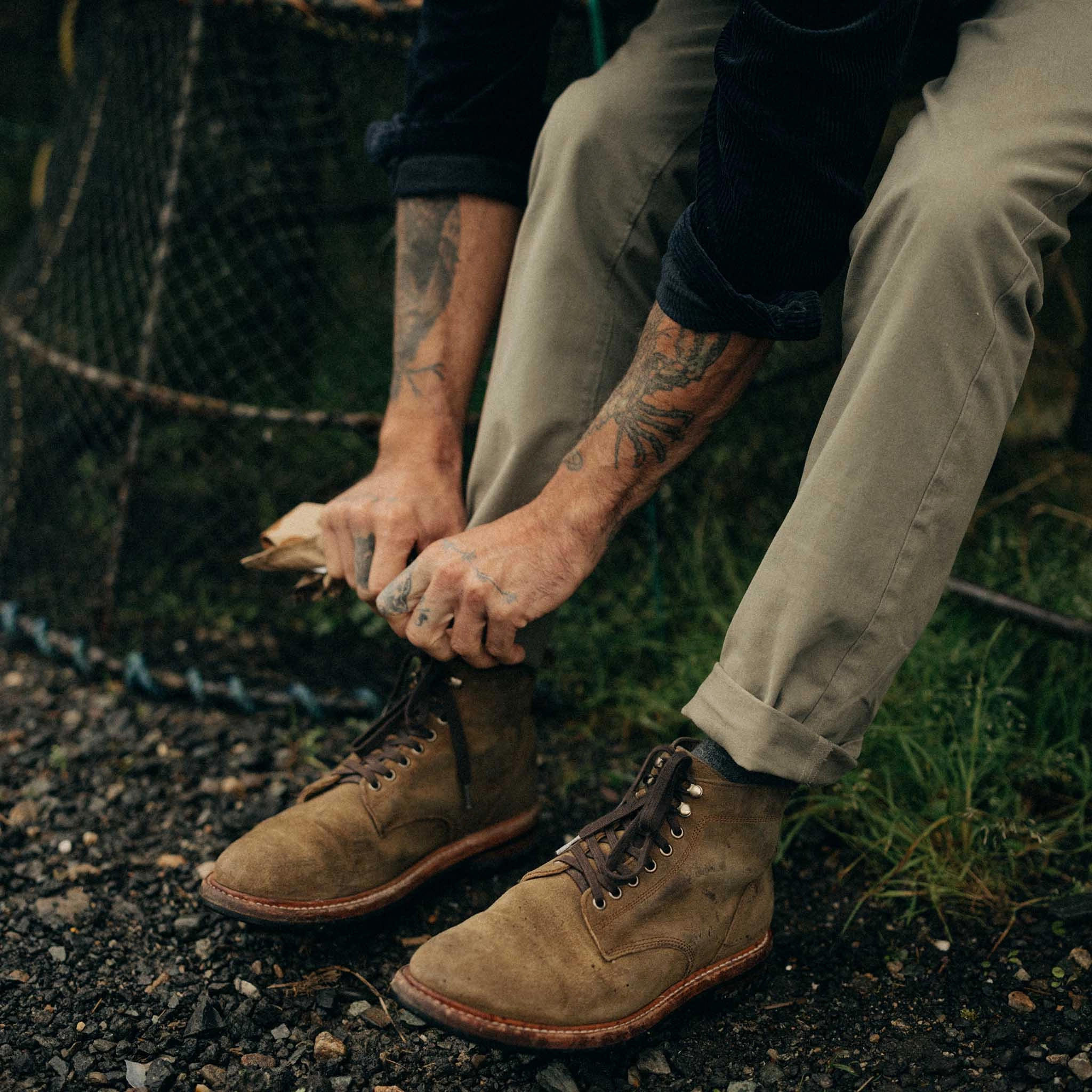 Perfect Layer The Slim Foundation Pant in Organic Smoked Olive
