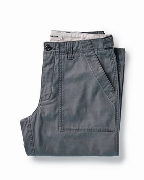 The Surplus Pant in Faded Black Reverse Sateen Perfectly Fit
