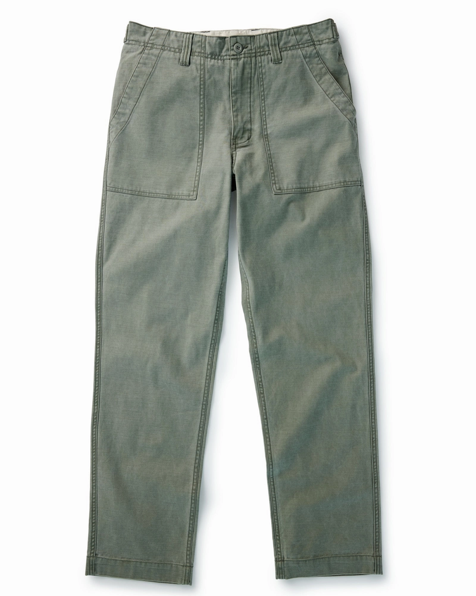 Universal Fit System The Surplus Pant in Field Olive Reverse Sateen