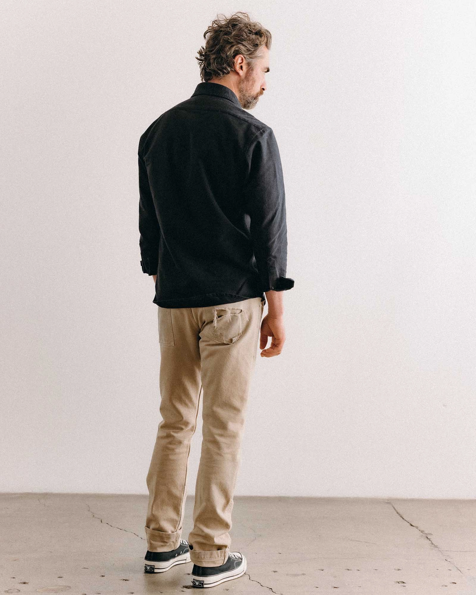 The Yosemite Shirt in Coal Multipurpose Layering Fabric