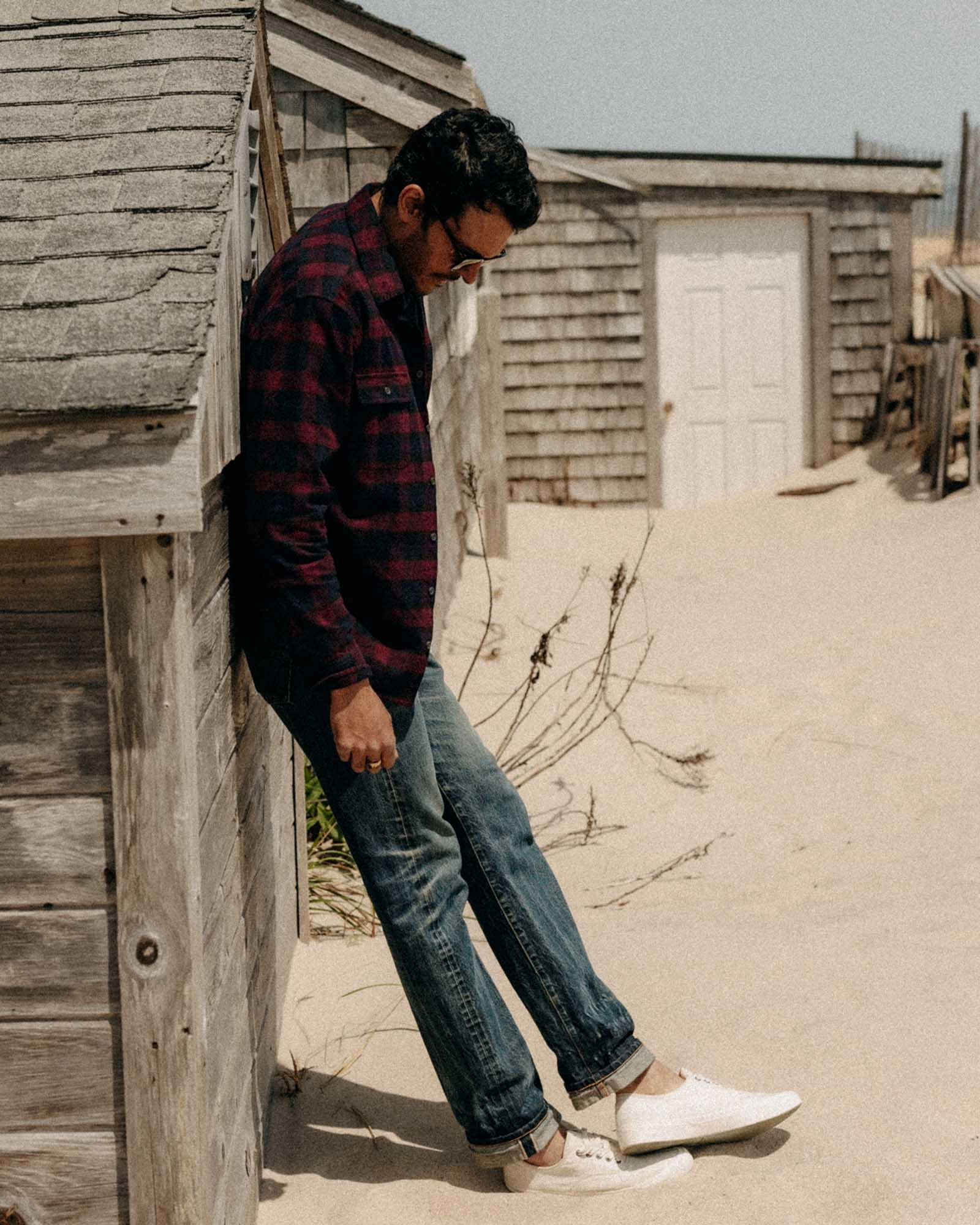 Chic Design Stretchable Material The Yosemite Shirt in Port Plaid