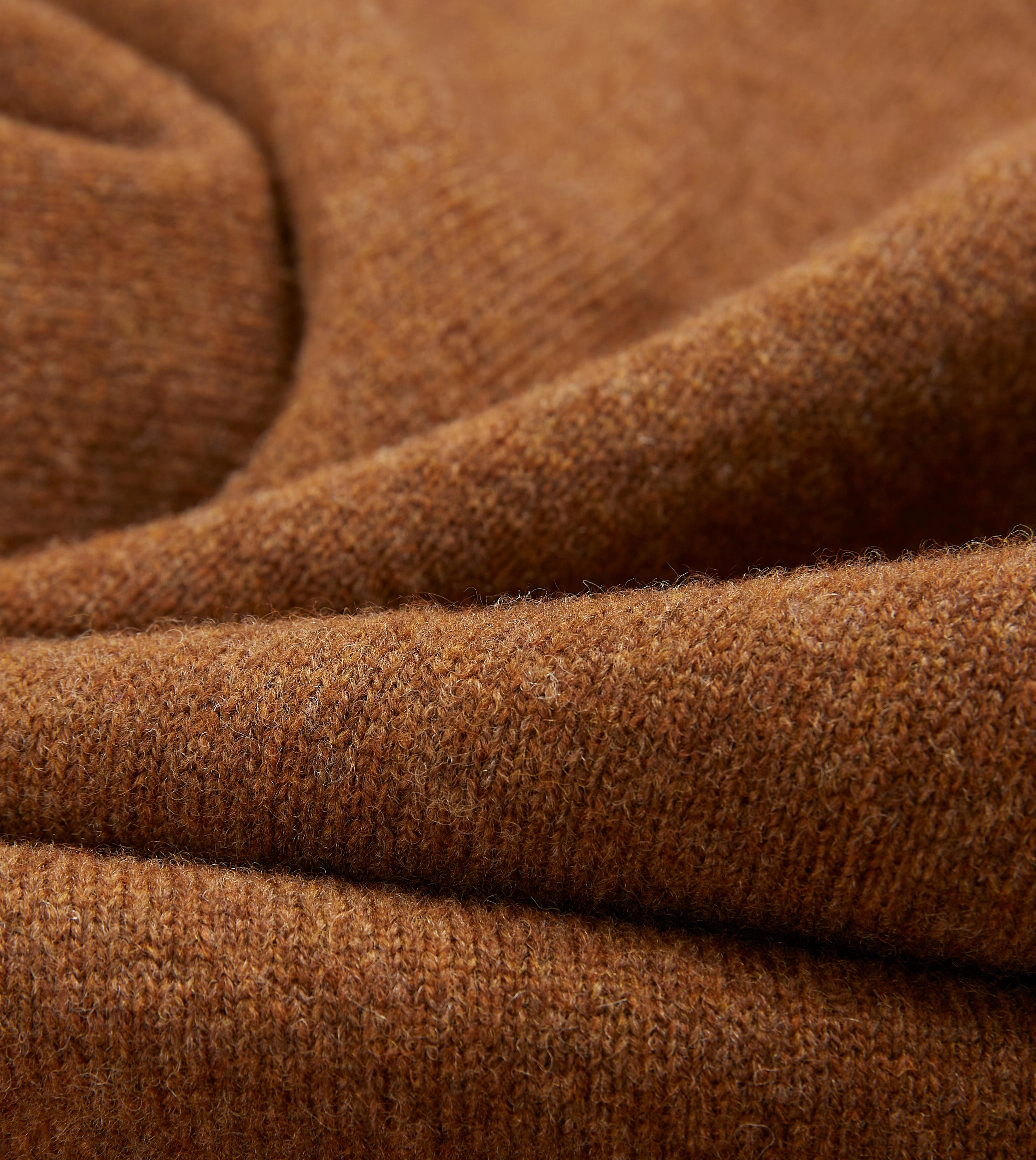 Light Brown Lambswool Sleeveless Cardigan Tencel Blend Material