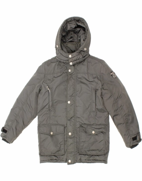 Publish MASH Boys Hooded Padded Jacket 13-14 Years Grey Polyester