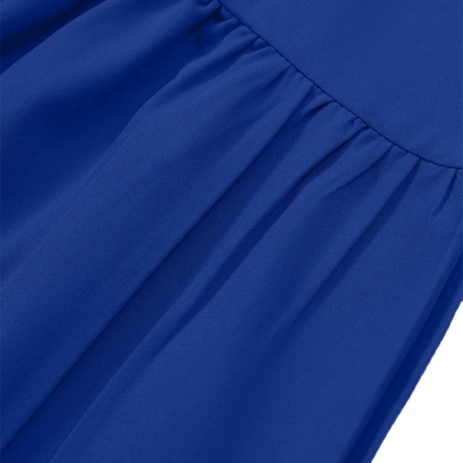 Tiered Midi Skirt for Women 2025 Flowy A Line Skirt Elastic Waist Bohemian Flared Long Spring Summer Skirt