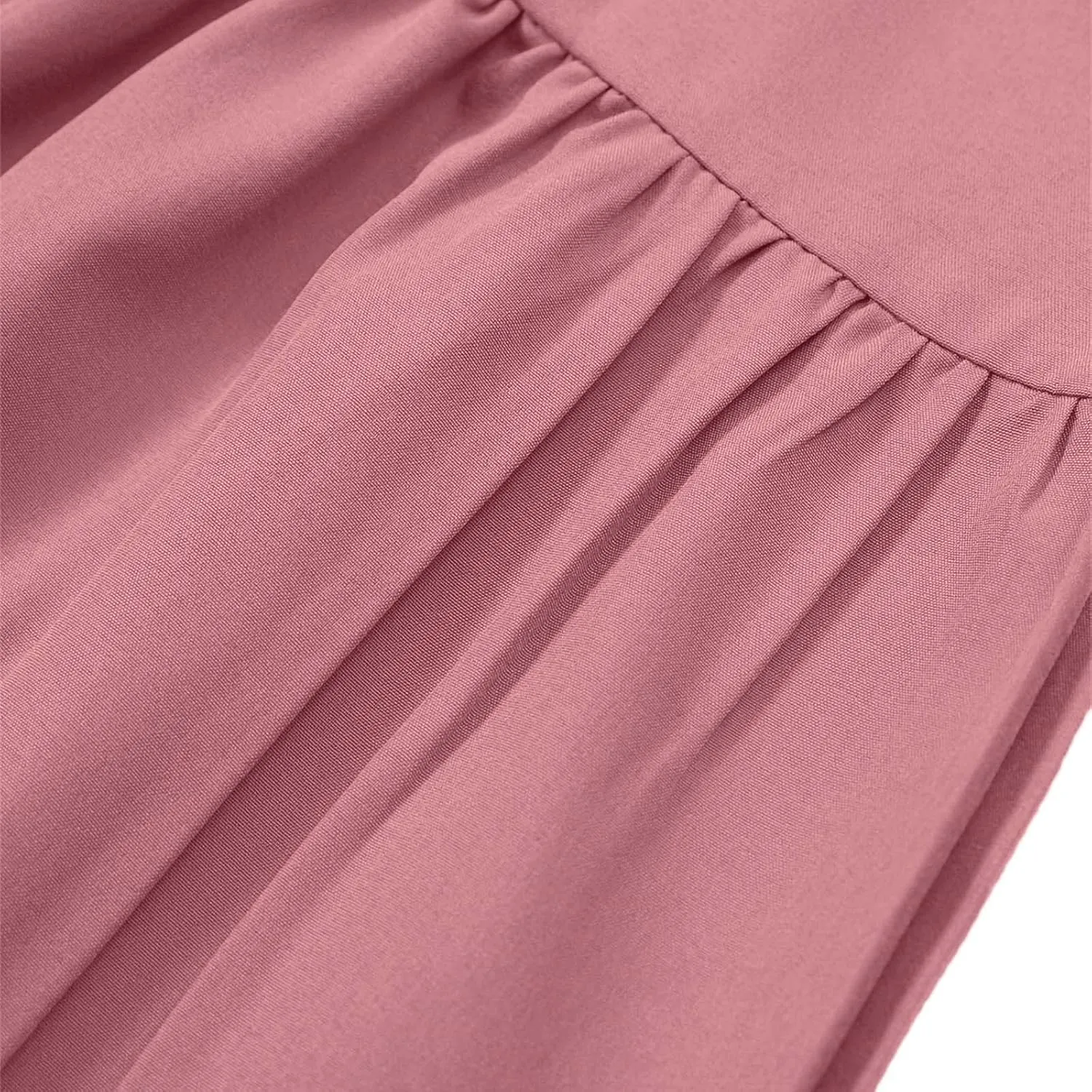 Tiered Midi Skirt for Women 2025 Flowy A Line Skirt Elastic Waist Bohemian Flared Long Spring Summer Skirt