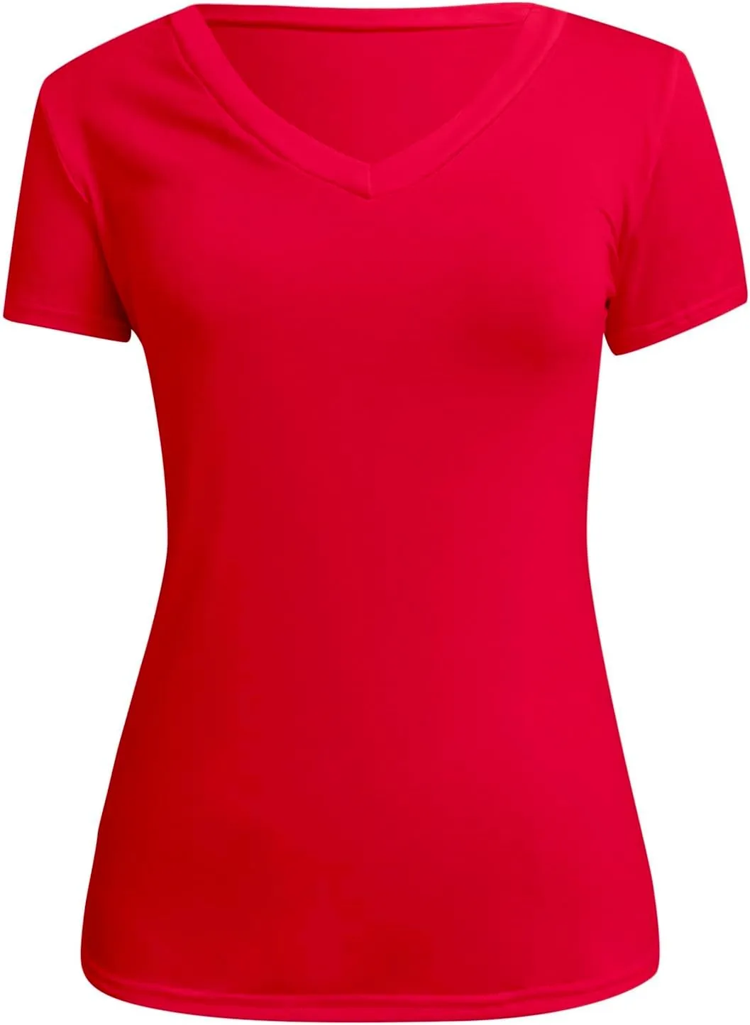 Tight Shirts for Women Womens Deep V Neck Short Sleeve Slim Fit T Shirt Tops Tee