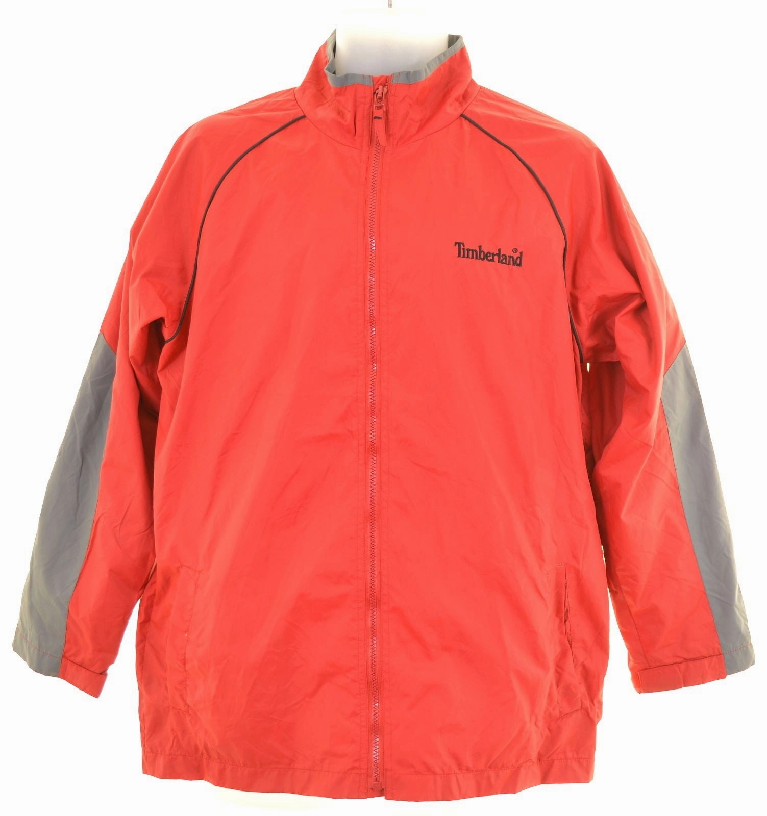Pullover TIMBERLAND Boys Overjacket 15-16 Years XL Red Nylon