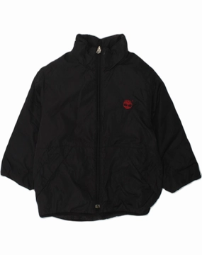 Build TIMBERLAND Boys Reversible Jacket 5-6 Years Black Polyester