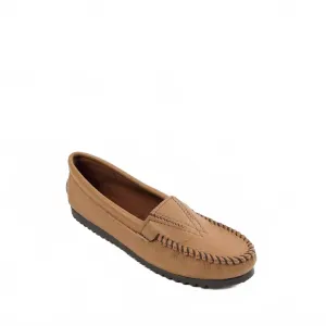 Actor??s Essential Women??S Deerskin Gore Front Moccasin In Mocha