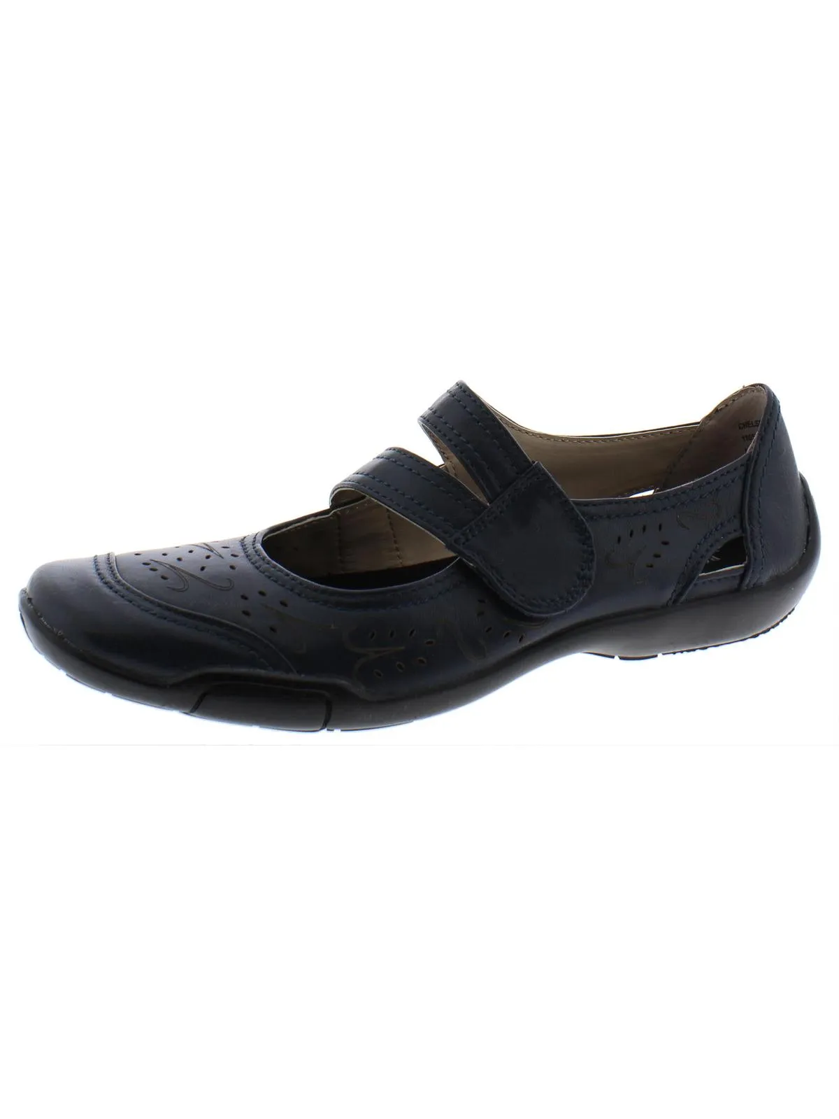 Networking Chelsea Womens Leather Laser Cut Mary Janes