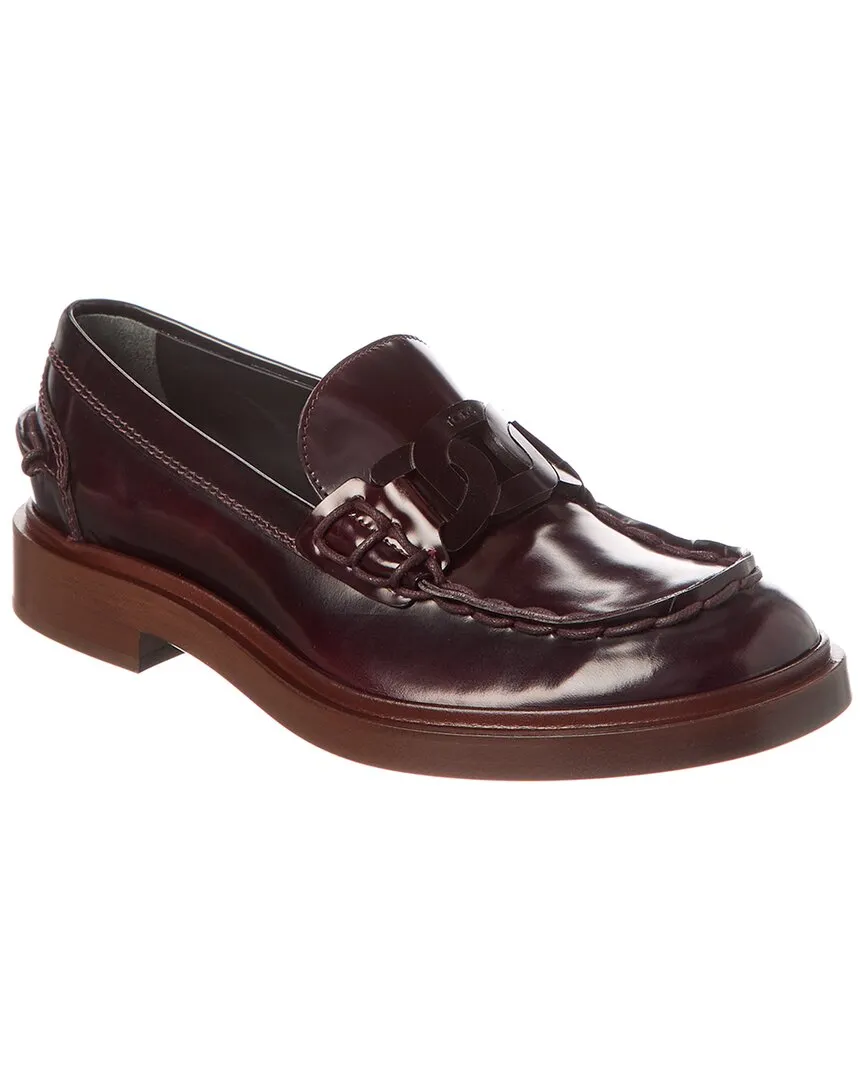 TOD??s Leather Loafer Bright Guard