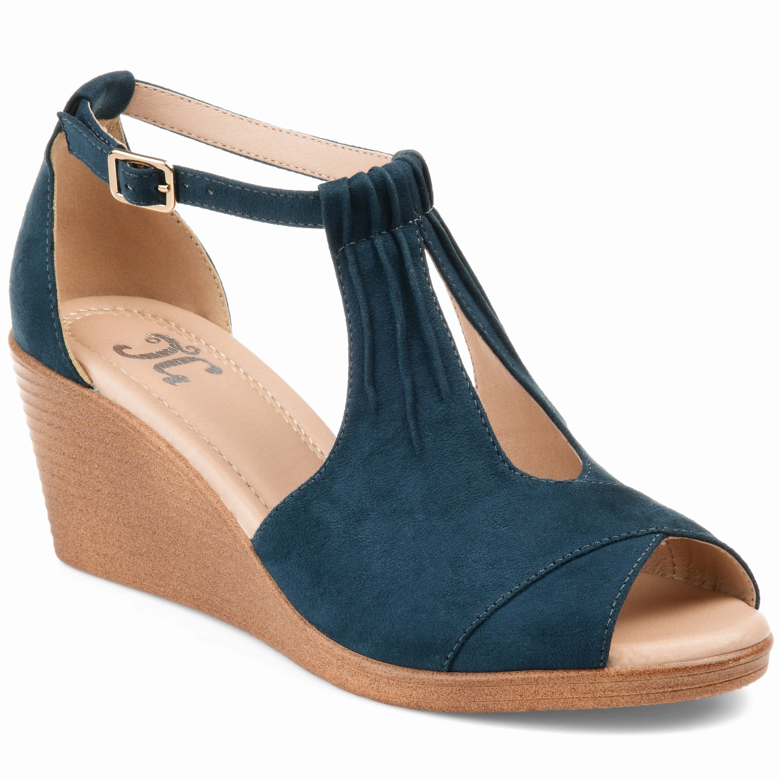 Buckle Lock Journee Collection Women's Tru Comfort Foam Wide Width Kedzie Wedge