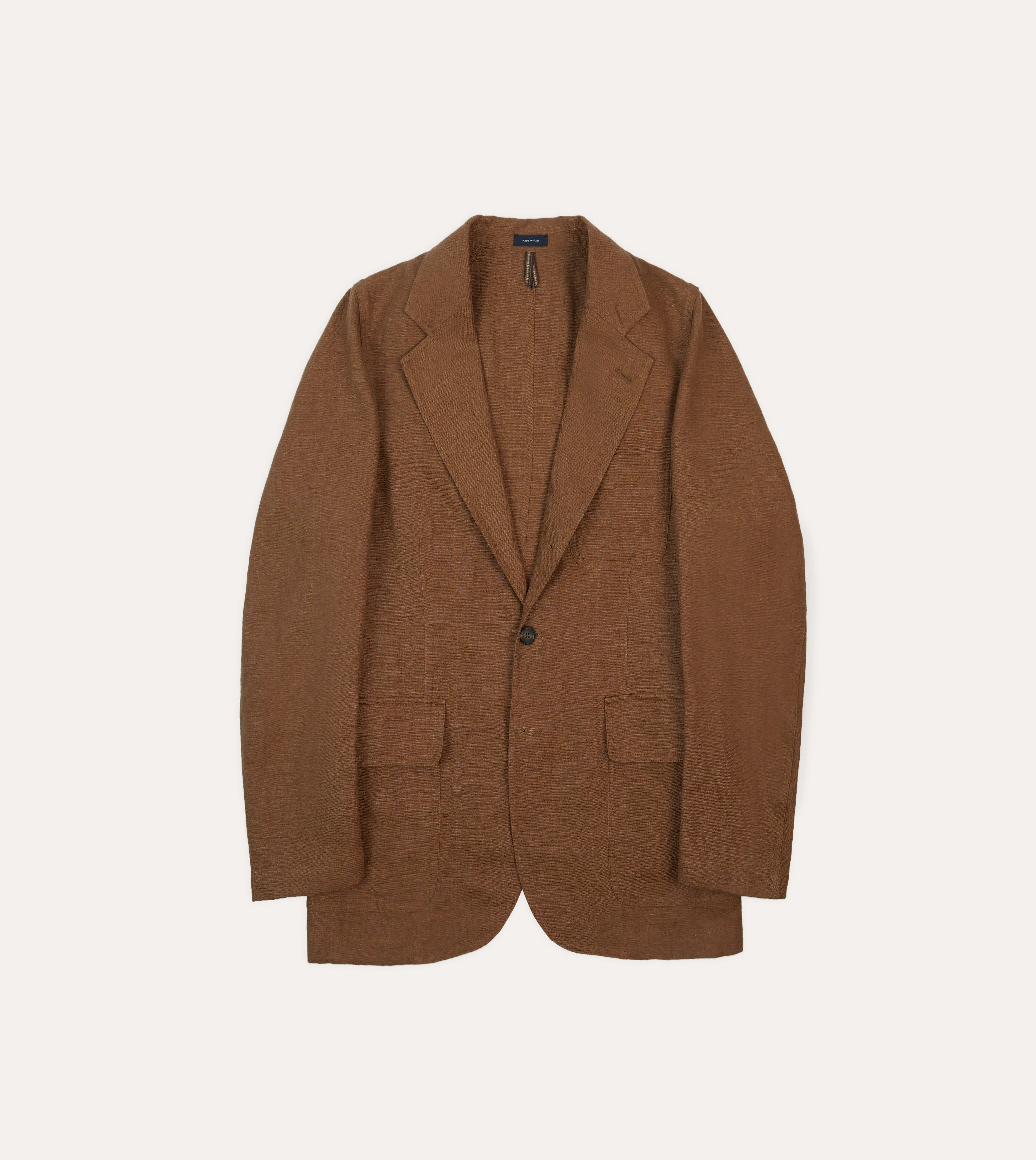 Comfortable Business Tobacco Antique Linen Games Blazer Mk. I