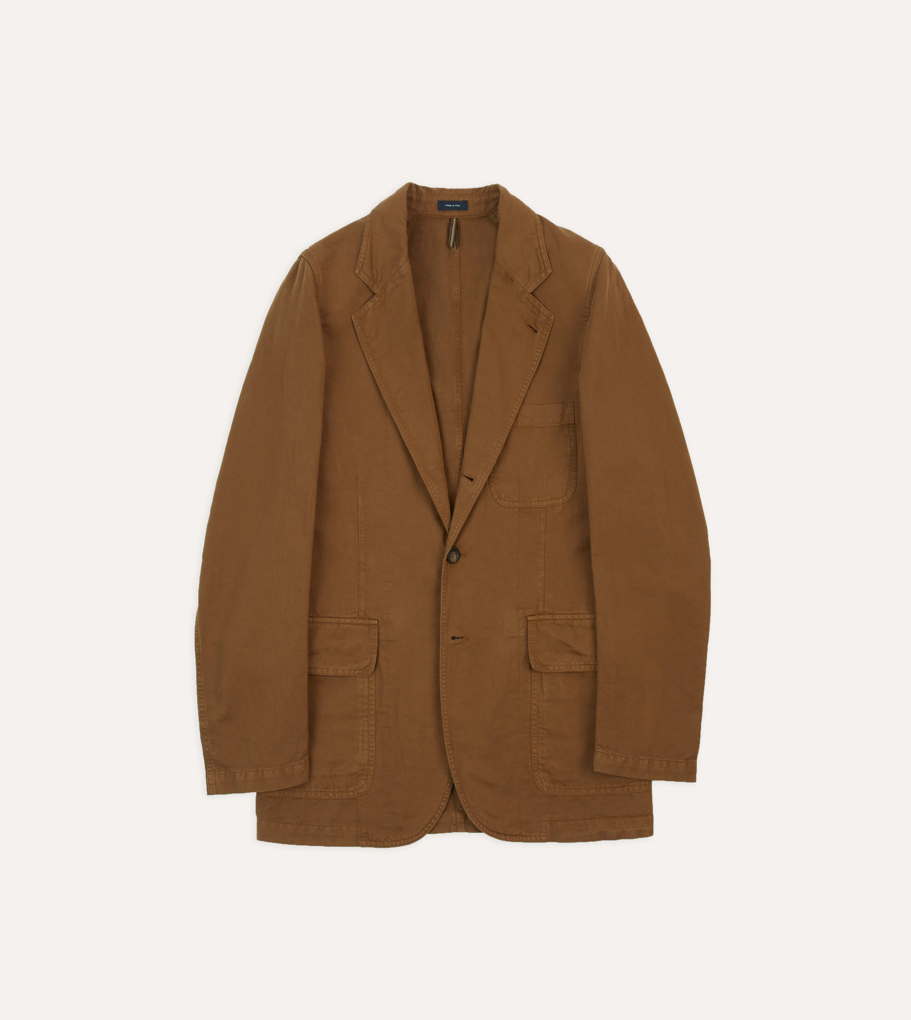 Work Style Fit Tobacco Cotton Linen Games Blazer Mk. I