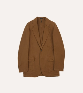 Work Style Fit Tobacco Cotton Linen Games Blazer Mk. I