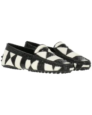 Foam Insole Brunch Out TOD??s All Over Design Leather Loafer