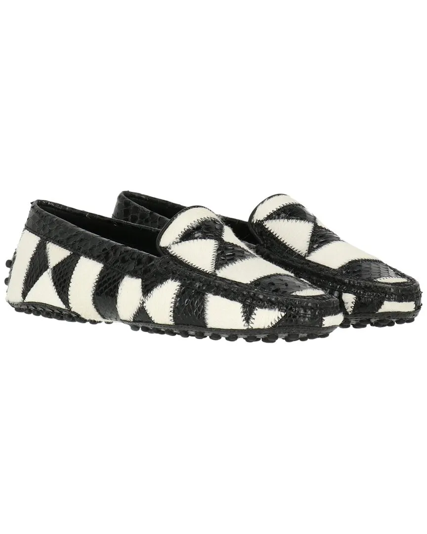 Foam Insole Brunch Out TOD??s All Over Design Leather Loafer