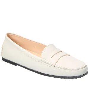 TOD??s City Gommino Leather Loafer Foot Free Office Focus
