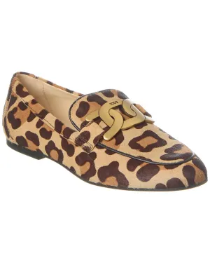 Forest Path TOD??s Cuoio Haircalf Loafer