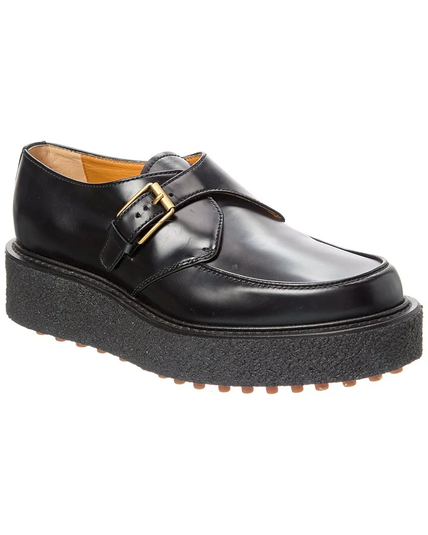 TOD??s Fondo Leather Platform Loafer Foot Safe Garden Lane