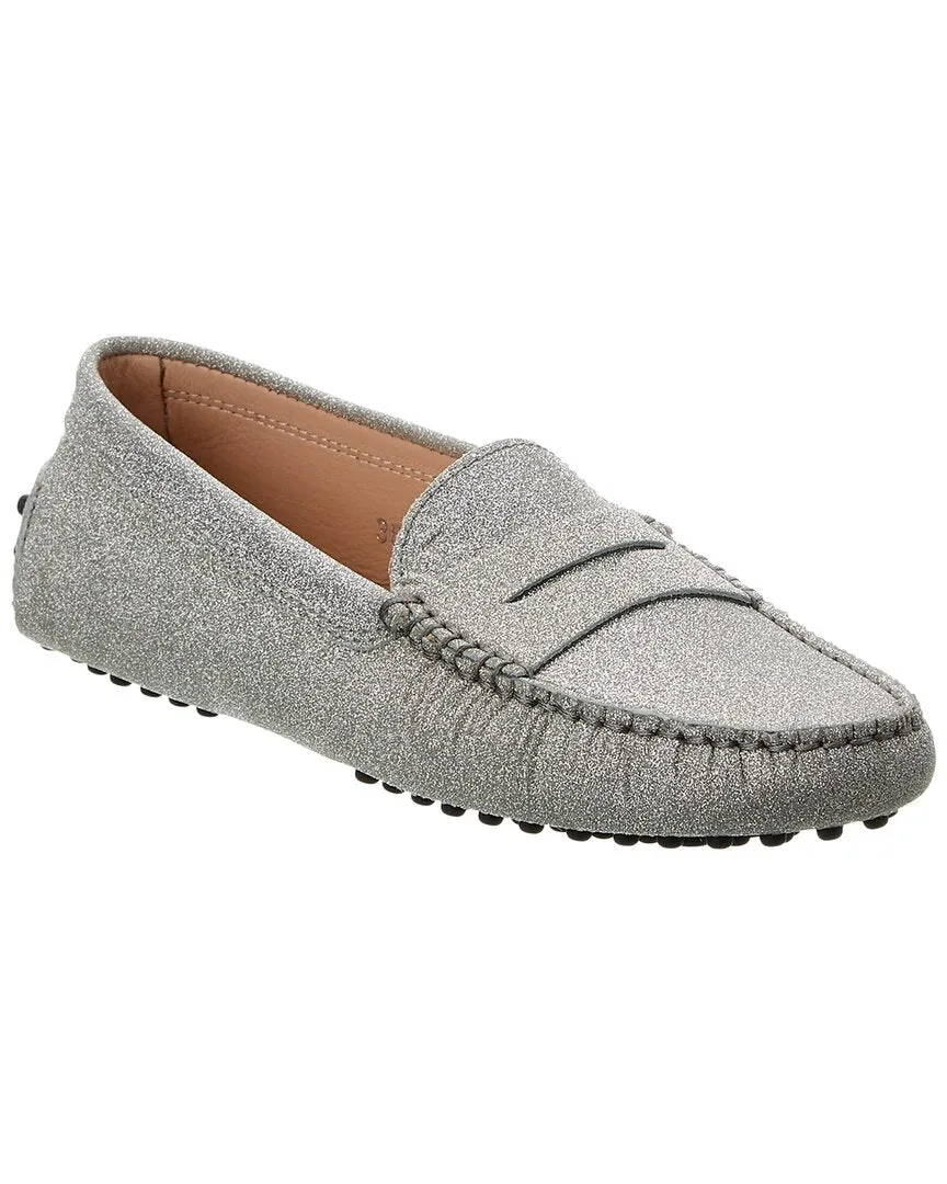 TOD??s Gommini Glitter Leather Loafer Shopping Day Date night