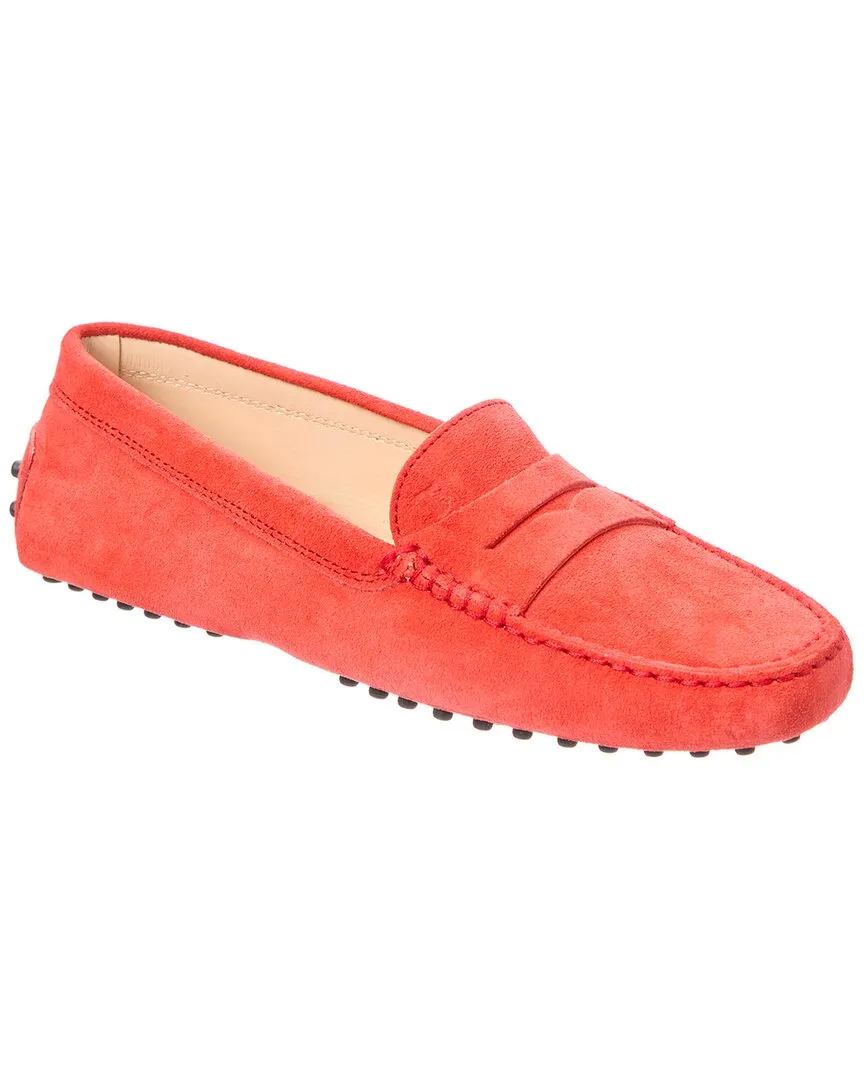 TOD??s Gommini Suede Loafer Penny Loafers Quilted Lining