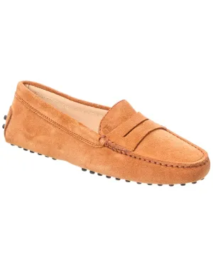 TOD??s Gommino Suede Loafer Dressed Down Full-Grain Leather