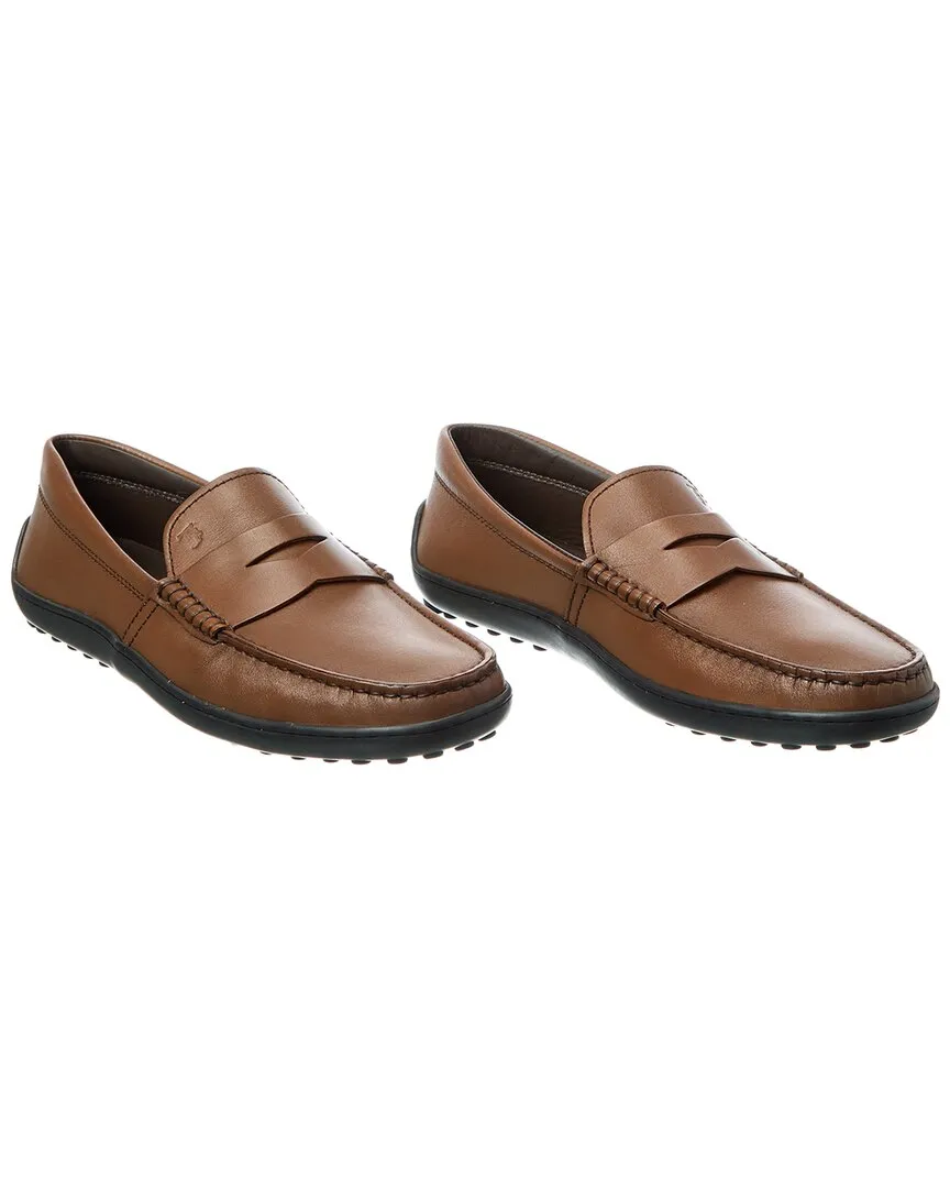 Stitched Detailing Step Strong TOD??s Leather Driver (Authentic Pre-Loved)