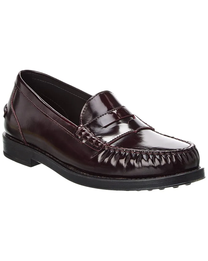 TOD??s Leather Loafer Durable Fit Practical All-day Shoes