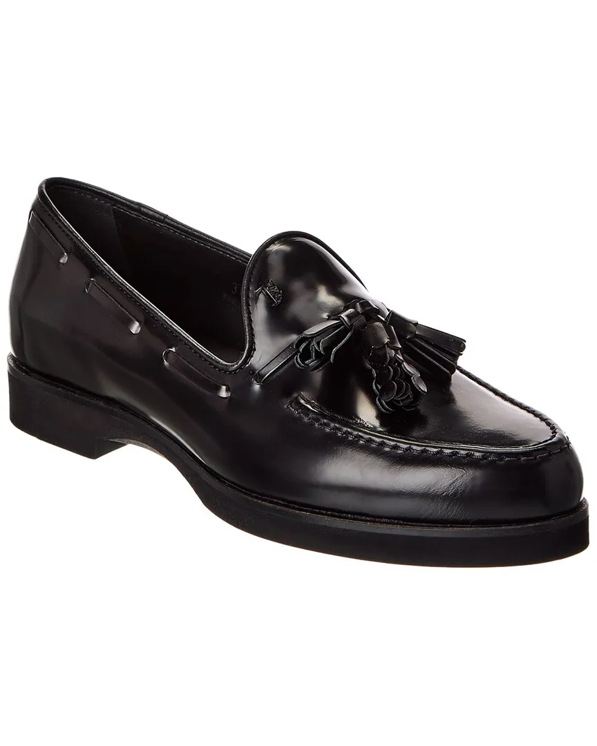 TOD??s Leather Loafer Clean Path Lane Hill Walk