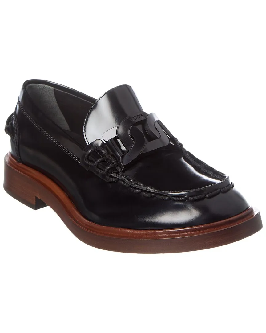 TOD??s Leather Loafer Light Fit