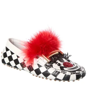 Wide Step Clear Pace TOD??s Leather Loafer