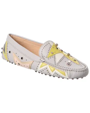 Comfort Fit TOD??s Logo Leather Loafer