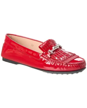 Hold Walk Low Effort TOD??s Patent Loafer