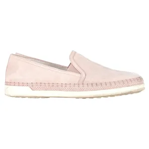 Fresh Sprint Tod's Slip-On Sneakers in Pastel Pink Suede