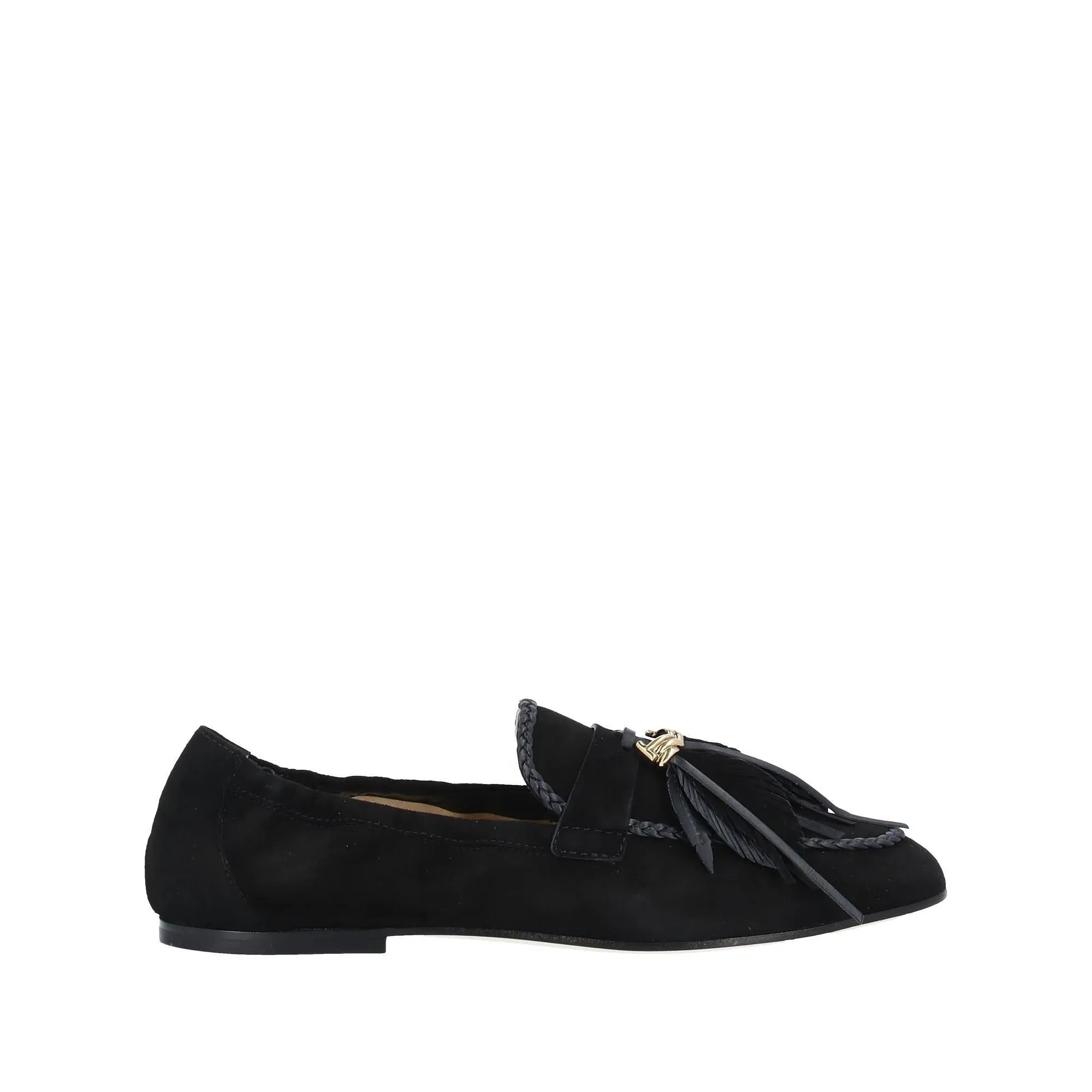 Tod's Tassel Design Suede Loafers Adjustable Chic Comfort