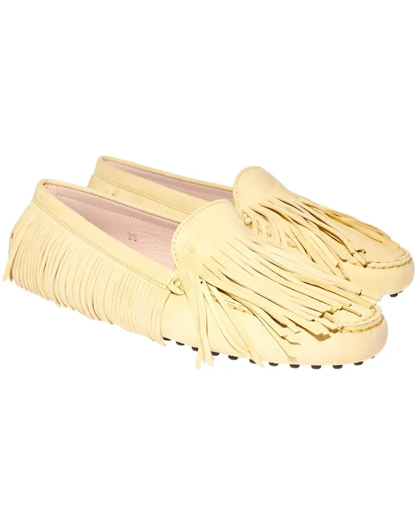 TOD??s Tassel Fringe Suede Loafer Foot Care