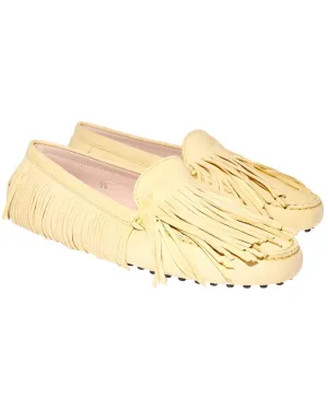 TOD??s Tassel Fringe Suede Loafer Foot Care