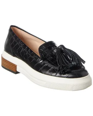Wide fit TOD??s Tassel Leather Loafer