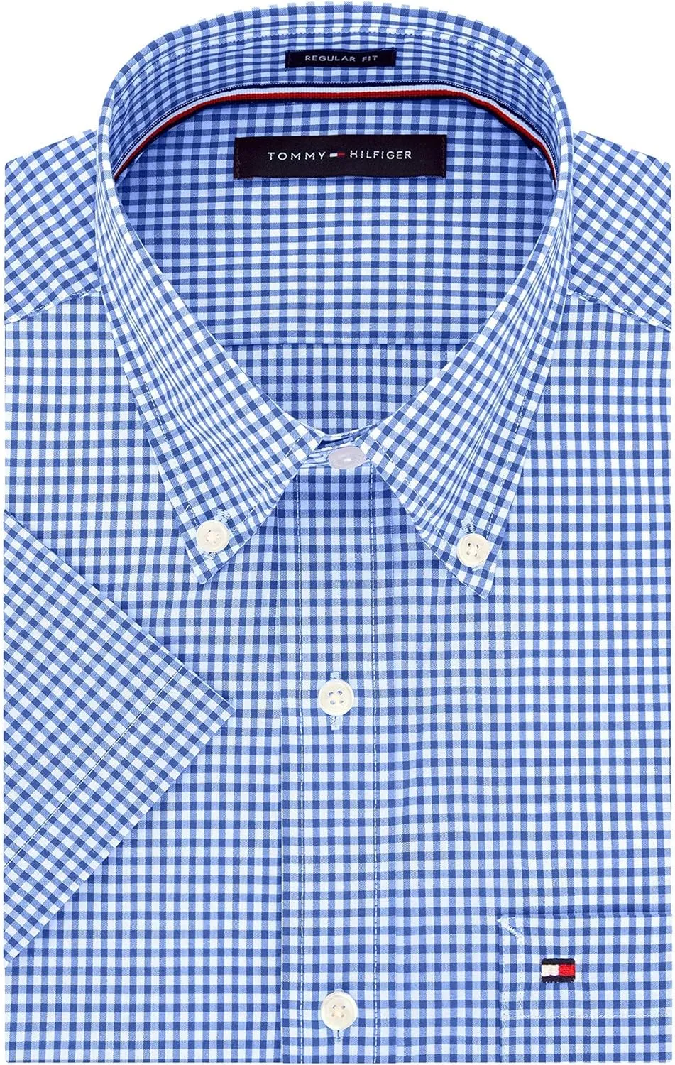 Tommy Hilfiger Men's Short Sleeve Button-Down Shirt - Amazon Exclusive