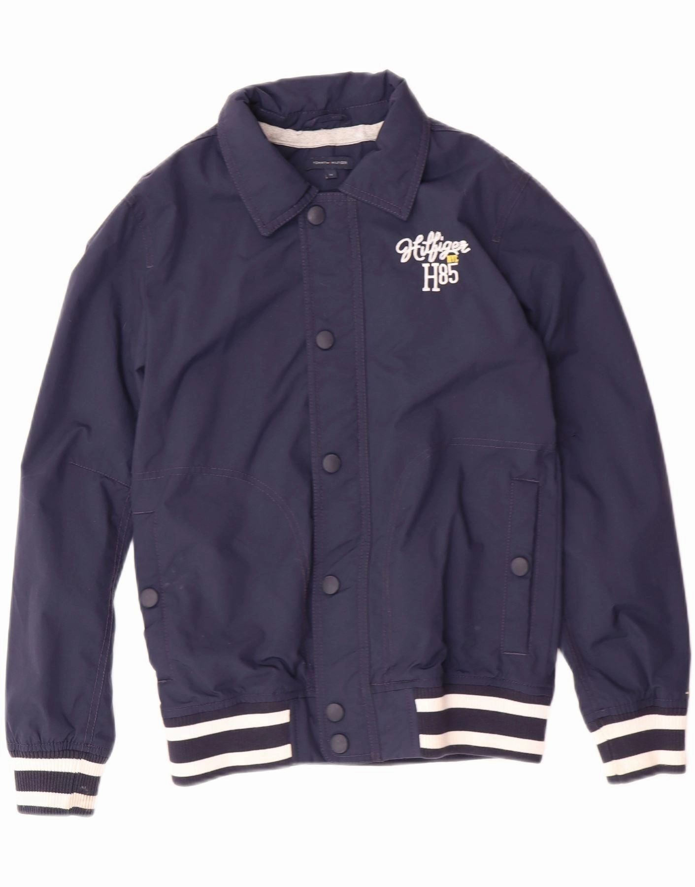 TOMMY HILFIGER Boys Bomber Jacket 13-14 Years Navy Blue Nylon thermal Snow Proof