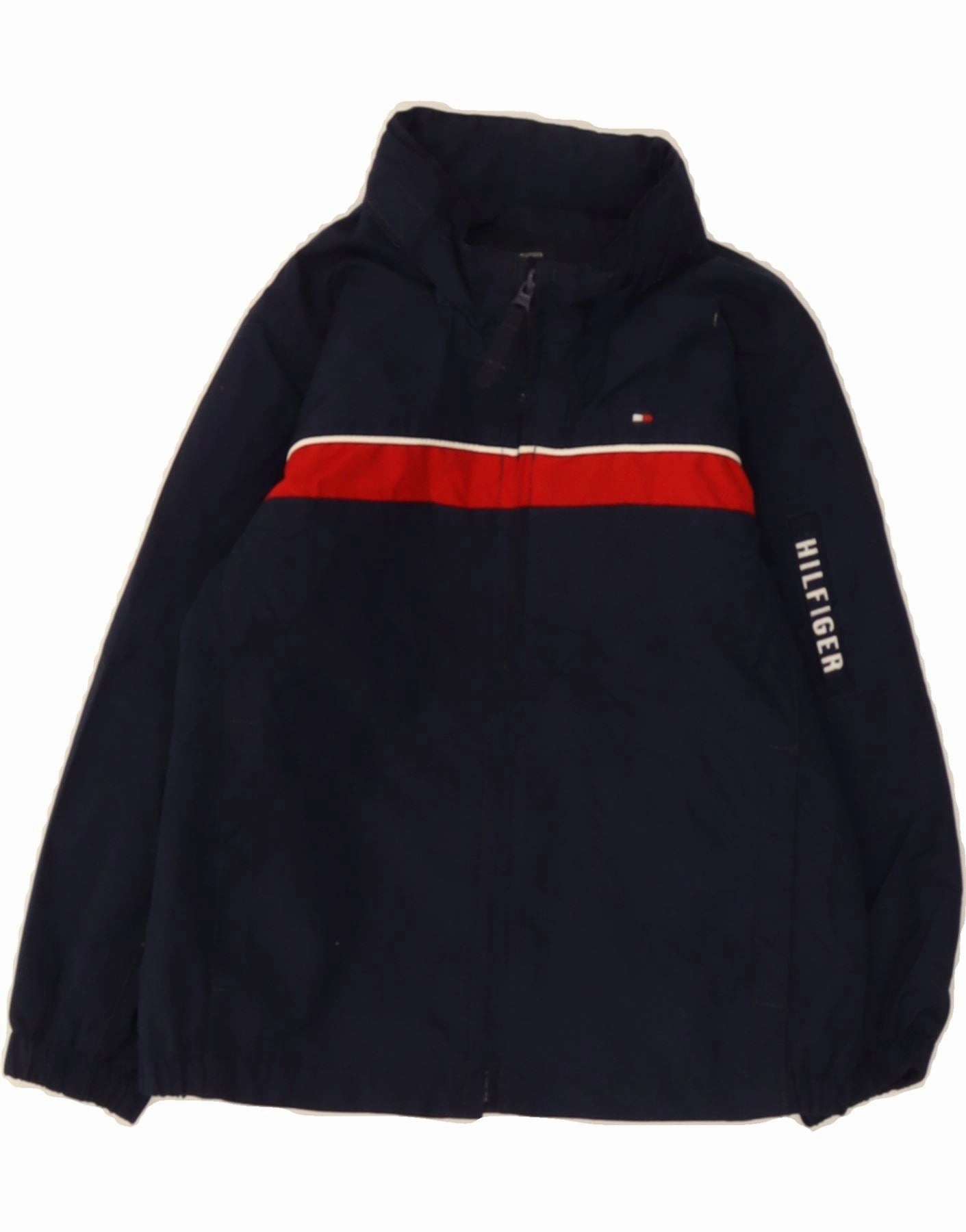 Gender - neutral Suspenders TOMMY HILFIGER Boys Hooded Windbreaker Jacket 2-3 Years Navy Blue