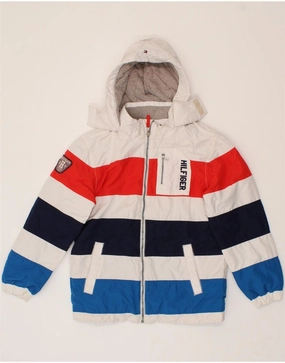 TOMMY HILFIGER Boys Windbreaker Jacket 12-13 Years Large Multicoloured Change