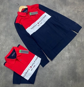Printed design Tommy Hilfiger Long Sleeve Polo