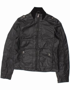 Fashionable Outerwear Full length UNITED COLORS OF BENETTON Boys Bomber Jacket 11-12 Years 2XL Black