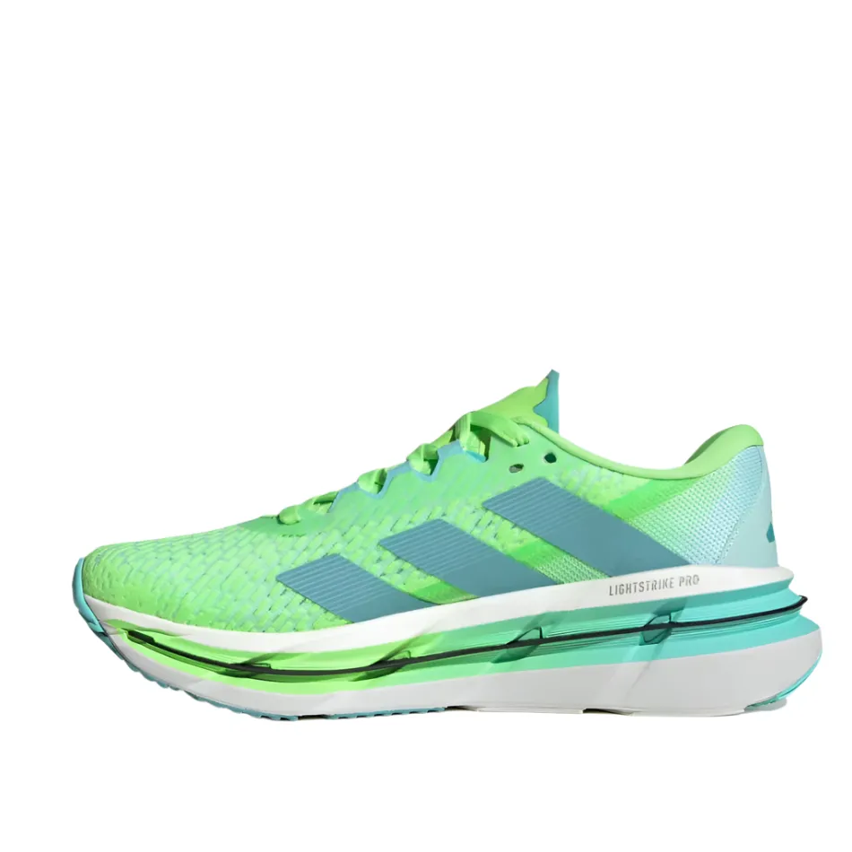 Comfortable Arch Support Adidas Men's Adistar BYD Running Shoes in Lime Burst/Mint Ton/Flash Aqua AW25