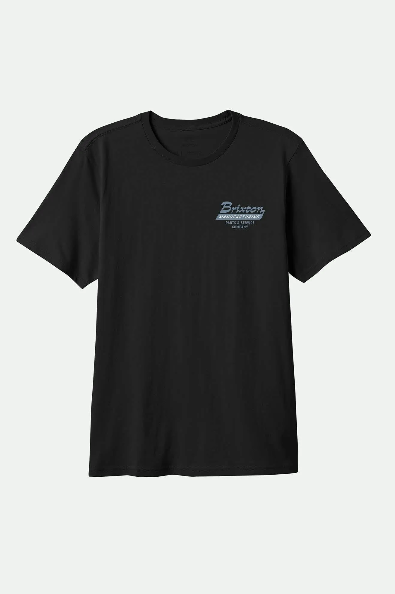 All Season Wear Travel Comfort Style Township S/S Tailored T-shirt - Black/Grey Blue