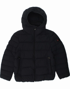 day Comfortable-fit PEUTEREY Boys Hooded Padded Jacket 5-6 Years Small  Navy Blue Polyamide