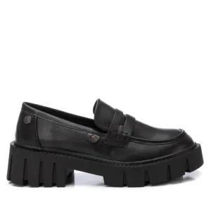 Women's Casual Moccasins In Black Grip Step
